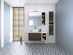 Акватон Столешница под раковину Брук 100 (80+20) белая – фотография-2